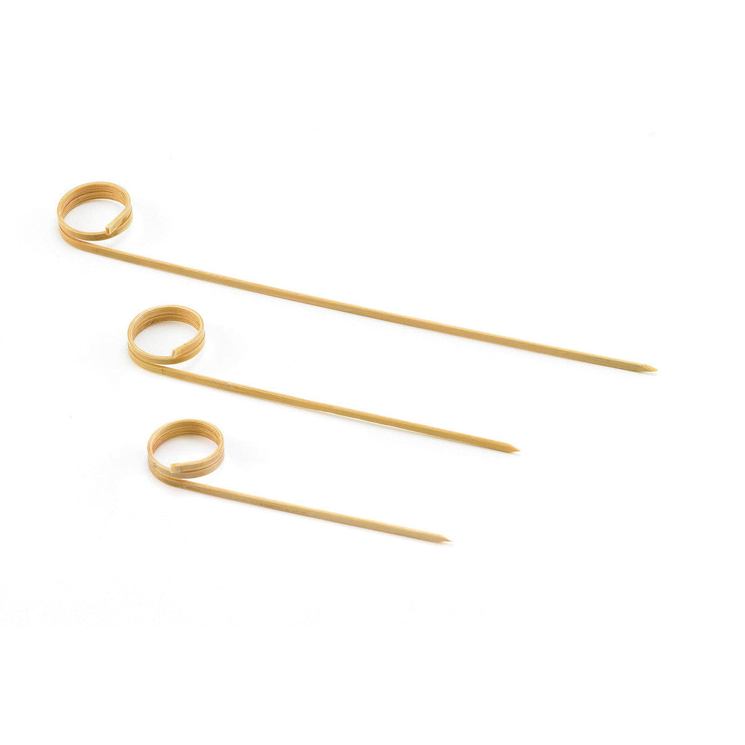 Tablecraft 3.5" Bamboo Card Holder Picks (BAML35) Tablecraft