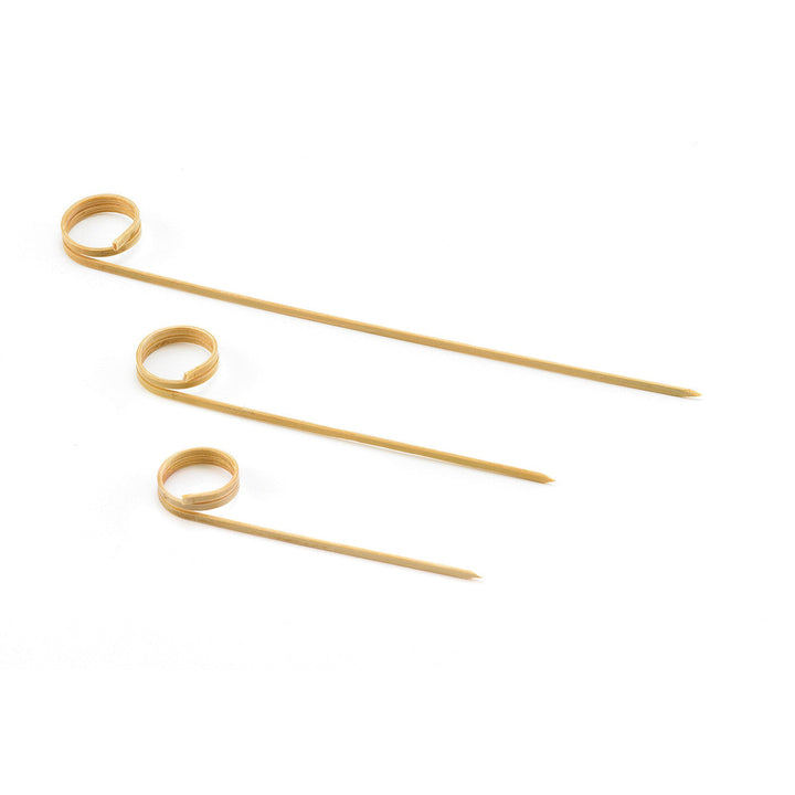 Tablecraft 3.5" Bamboo Card Holder Picks (BAML35) Tablecraft