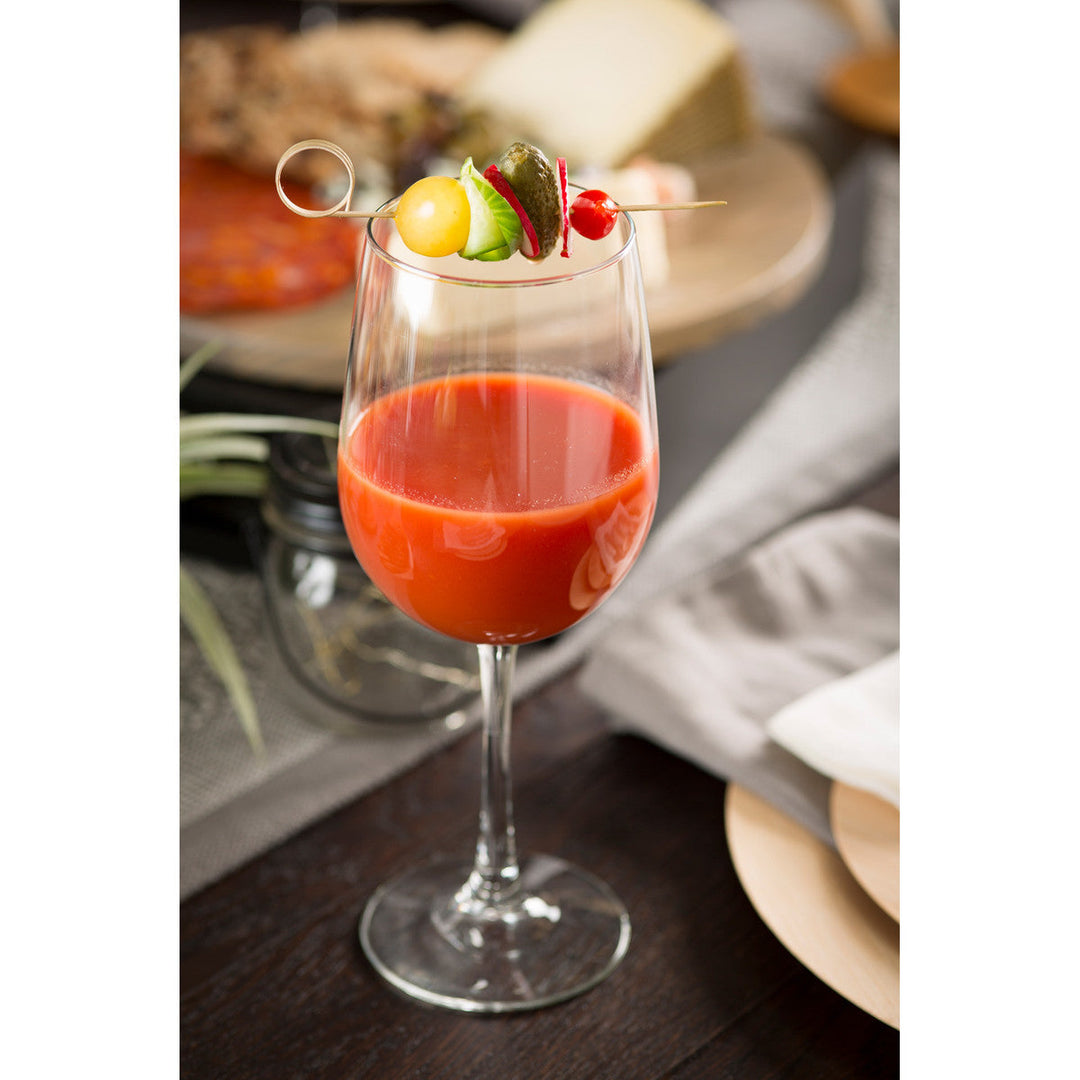 Tablecraft 3.5" Bamboo Card Holder Picks (BAML35) Tablecraft