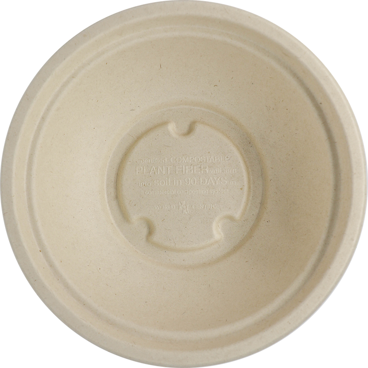 World Centric BO-SC-16-LFS 16 oz Round Fiber Bowl