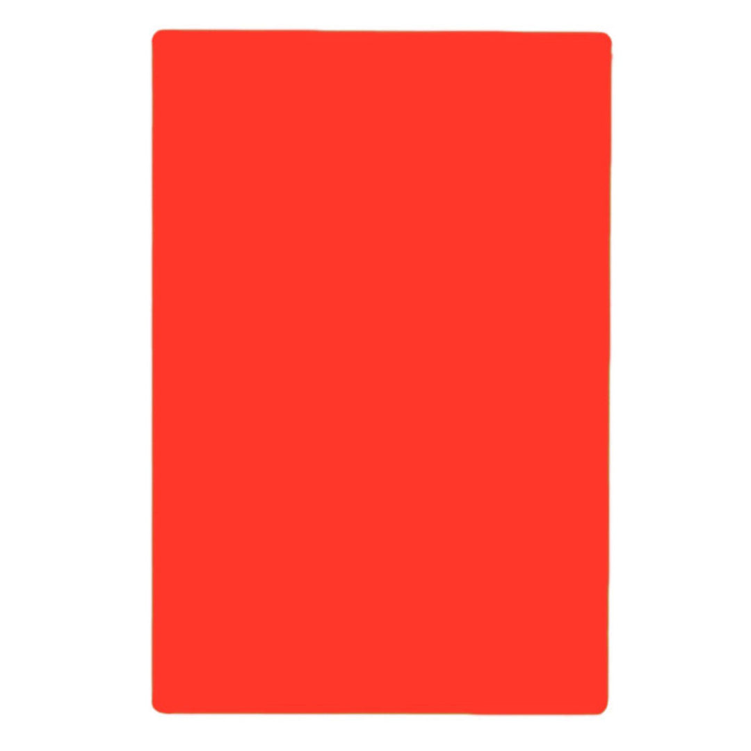 Tablecraft CB1824RA 18X24X.5 Poly Cutting Board Red