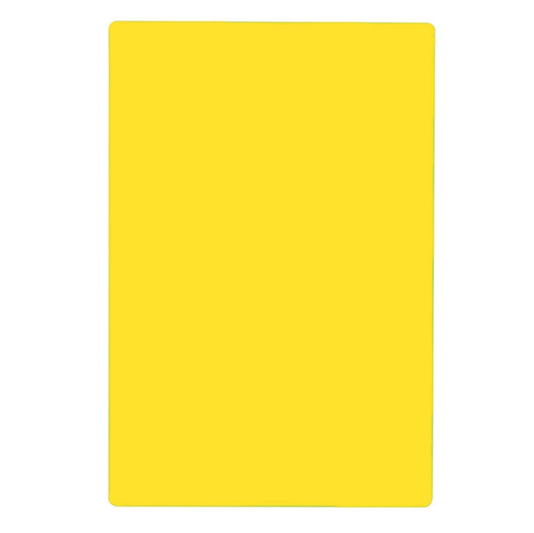 Tablecraft CB1824YA 24" x 18" Cutting Board - Yellow