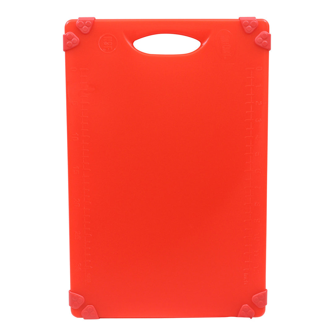 Tablecraft CBG1218ARD 12X18 Grippy Cutting Board - Red
