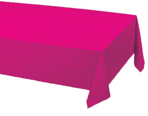 54" X 108" Hot Magenta Paper Table Covers