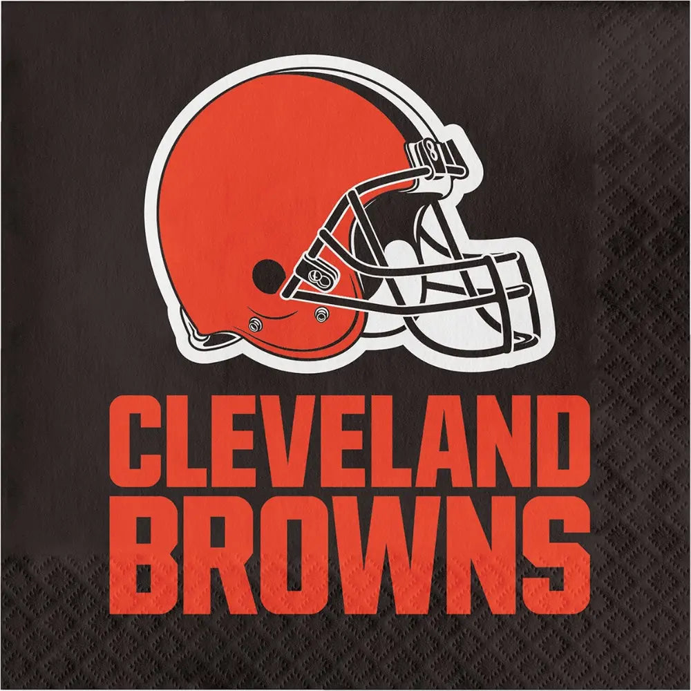 Hoffmaster Cleveland Browns NFL Napkins 13x13 – 16 Count