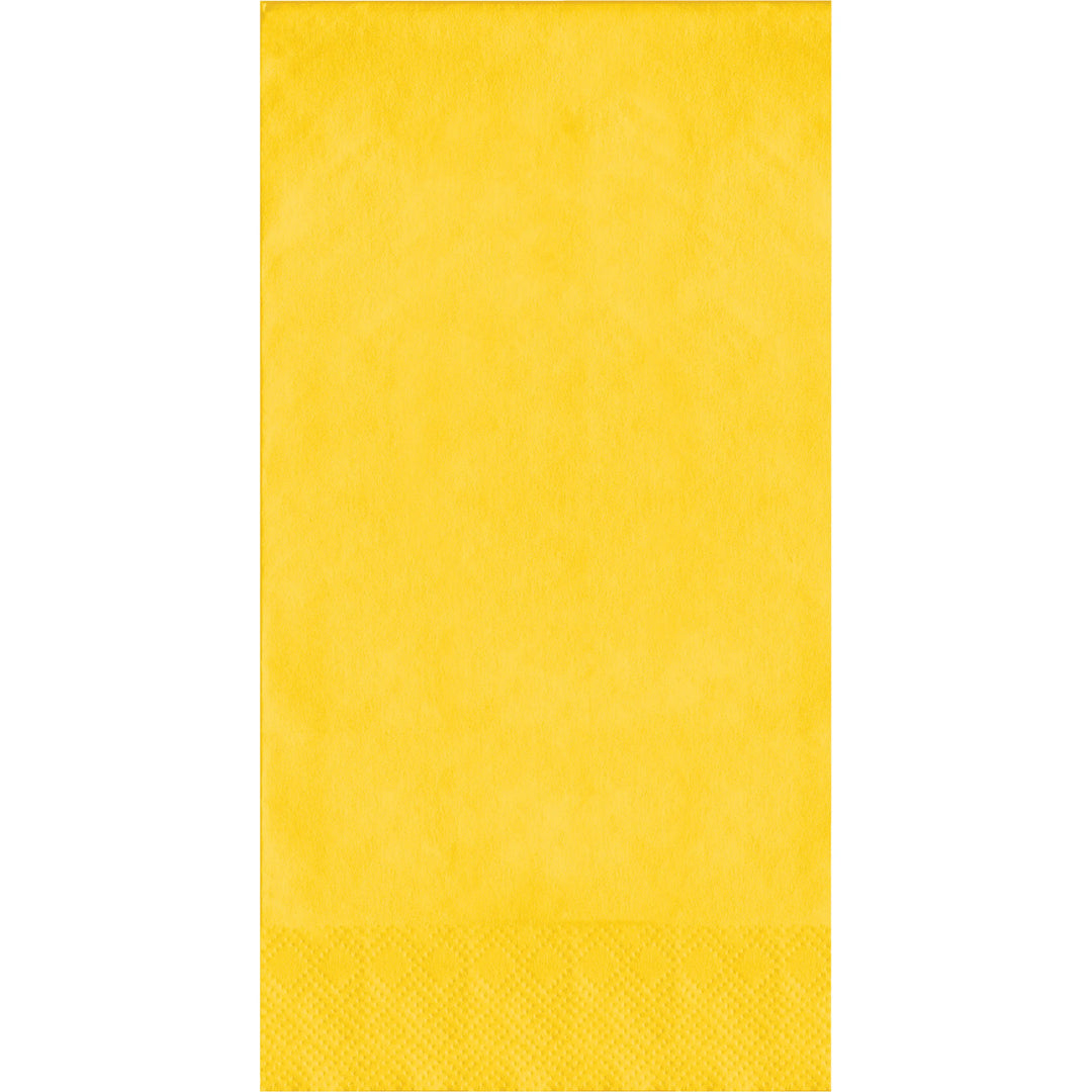Hoffmaster School Bus Yellow Dinner Napkins 2-Ply, 50 ct