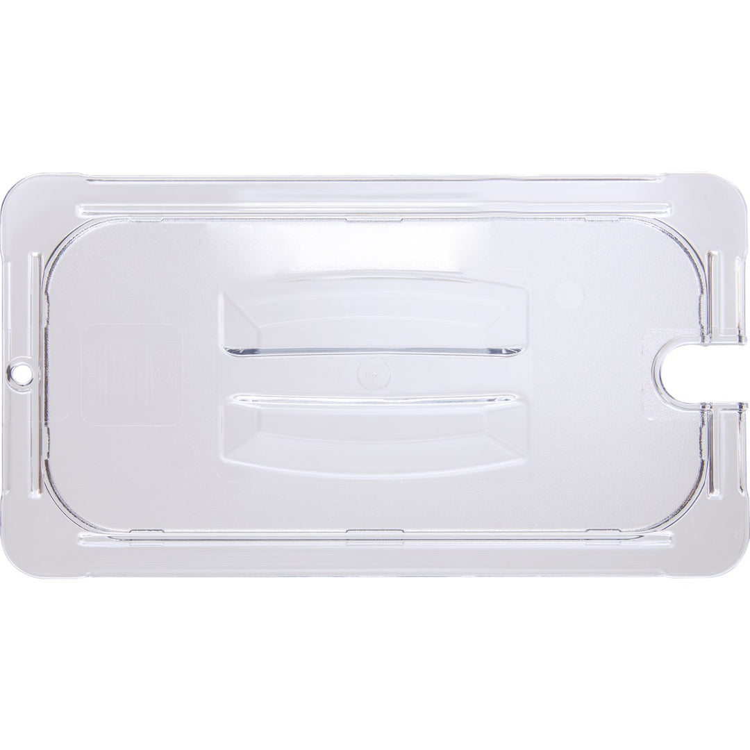 Carlisle StorPlus 10271U07 Clear Notched 1/3 Size Insert Pan Lid