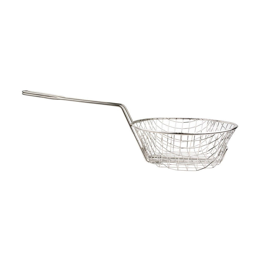 Adcraft 8" Culinary Metal Basket Coarse Mesh