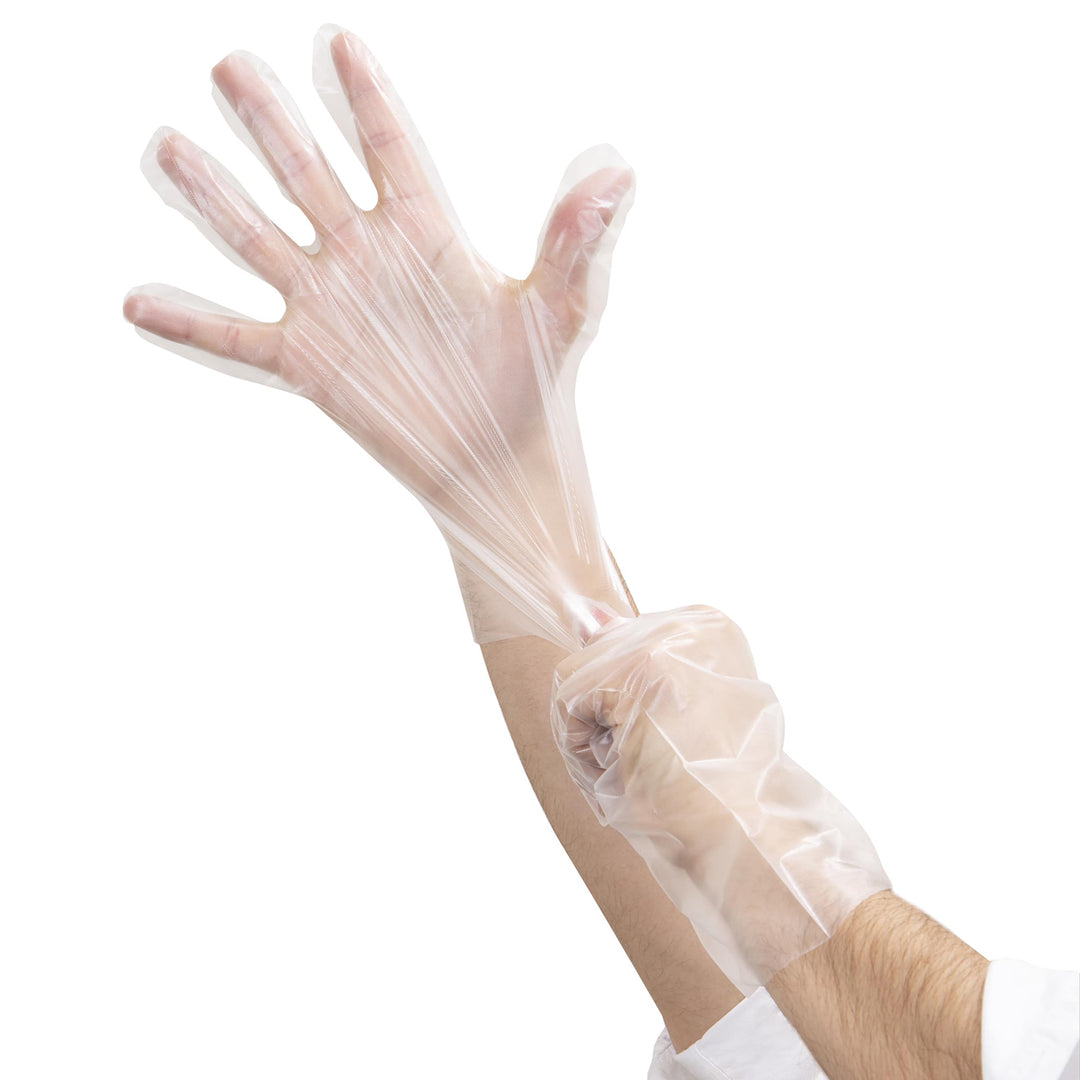 Food Handler 104-FHCT14 Medium Textra Cast Poly Gloves