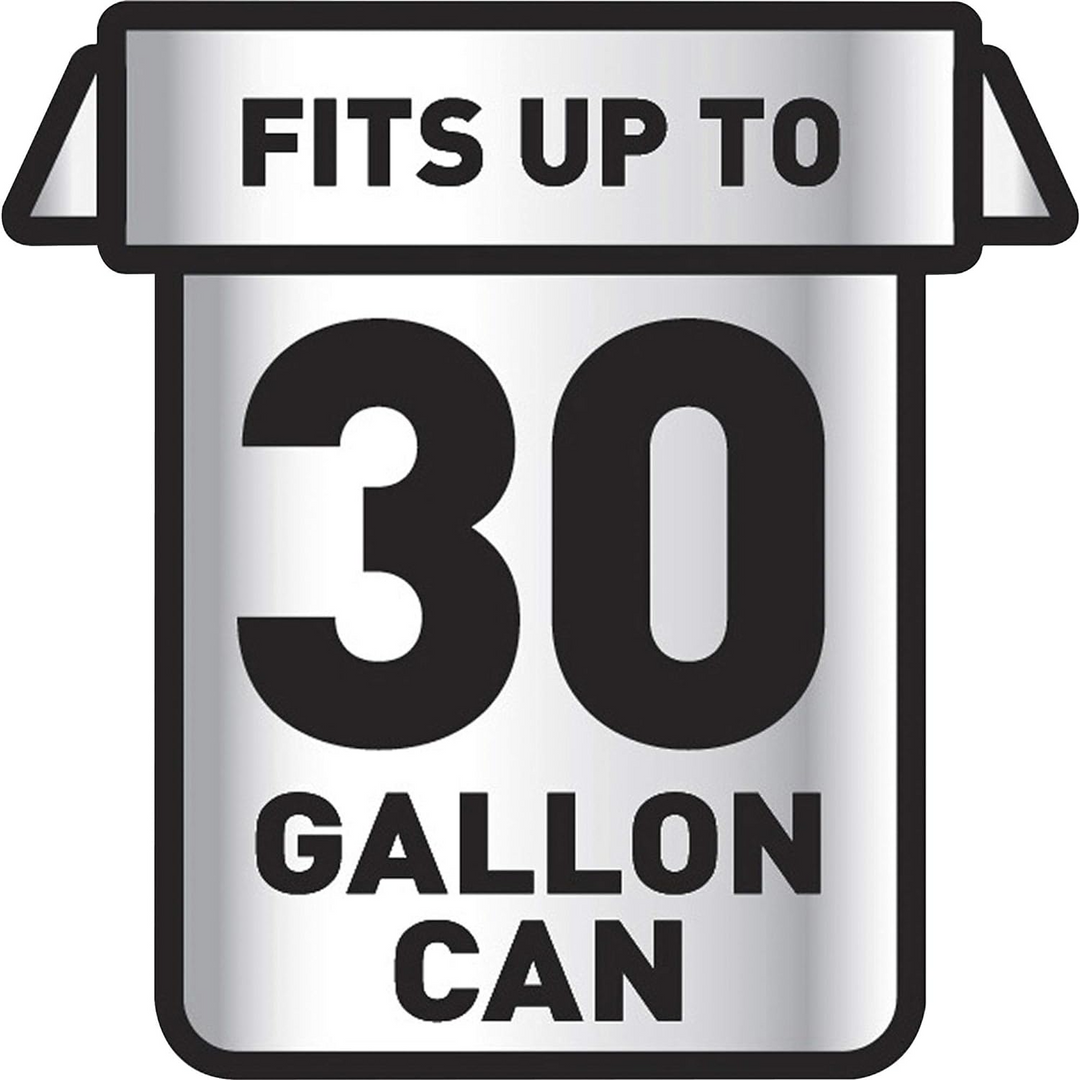 Glad 78952 Black 30 Gallon Draw String Bag Case of 90