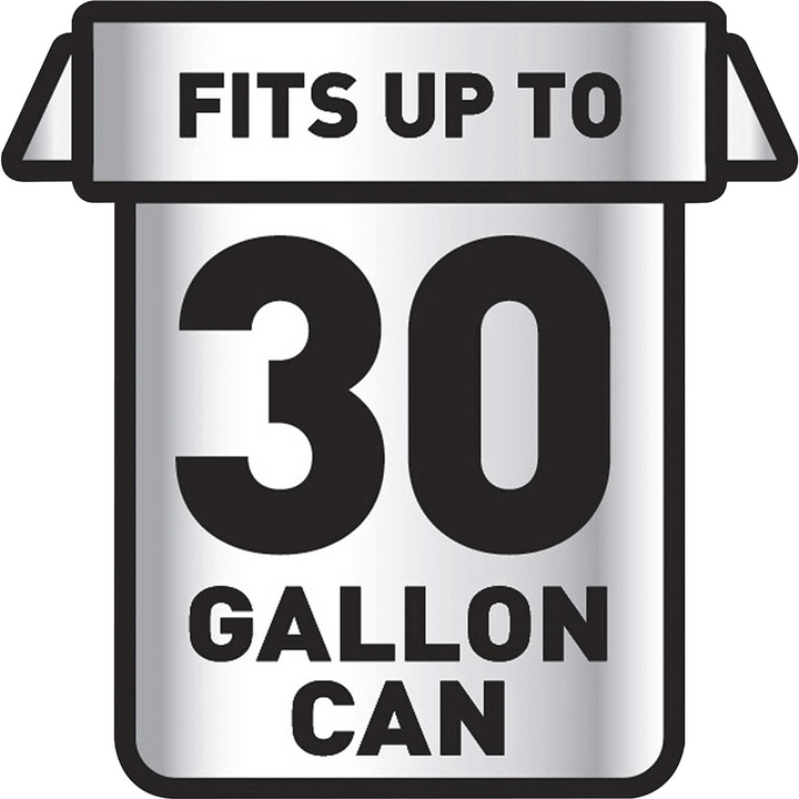 Glad 78952 Black 30 Gallon Draw String Bag Case of 90