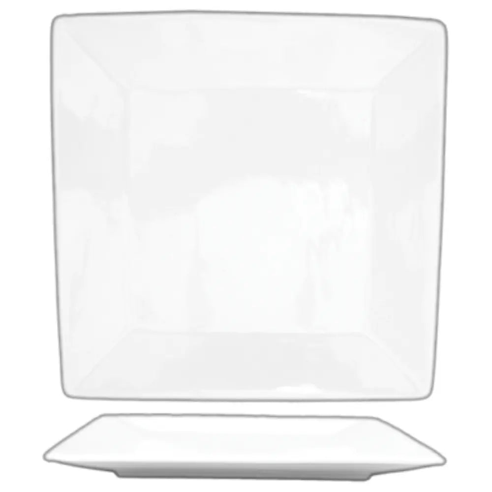 International Tableware SP-5 5" Square White Porcelain Plate
