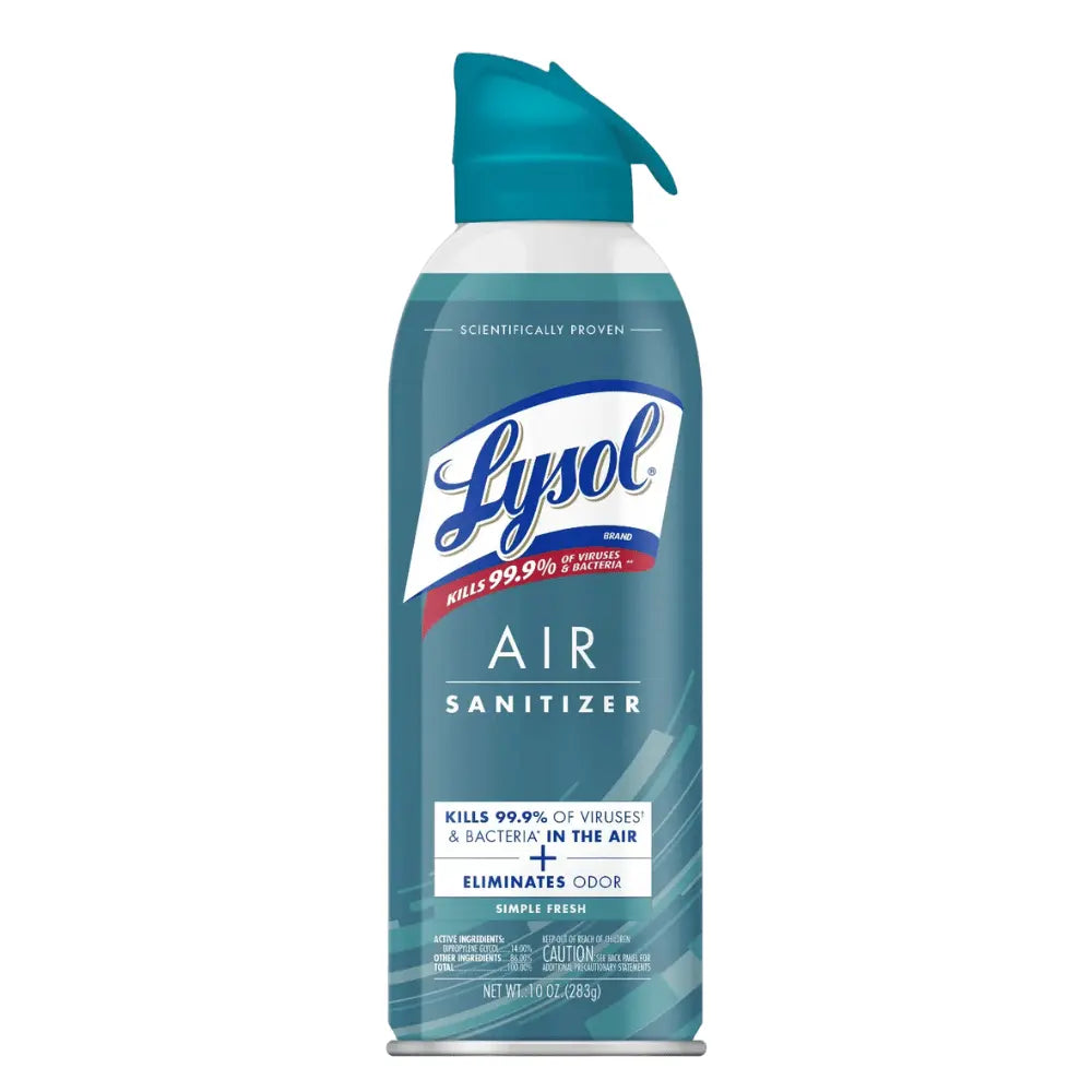 Lysol Simple Fresh Air Sanitizer Spray 10 oz Aerosol