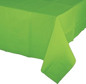 Creative Converting 54" X 108" Lime Paper Table Covers