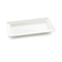 Tablecraft M2213 22" X 12.75" White Rectangular Melamine Tray