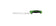 Mercer M22418GR 8" Milennia Green Handle Offset Wavy Edge Bread Knife