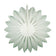 27" White Tissue Paper Fan