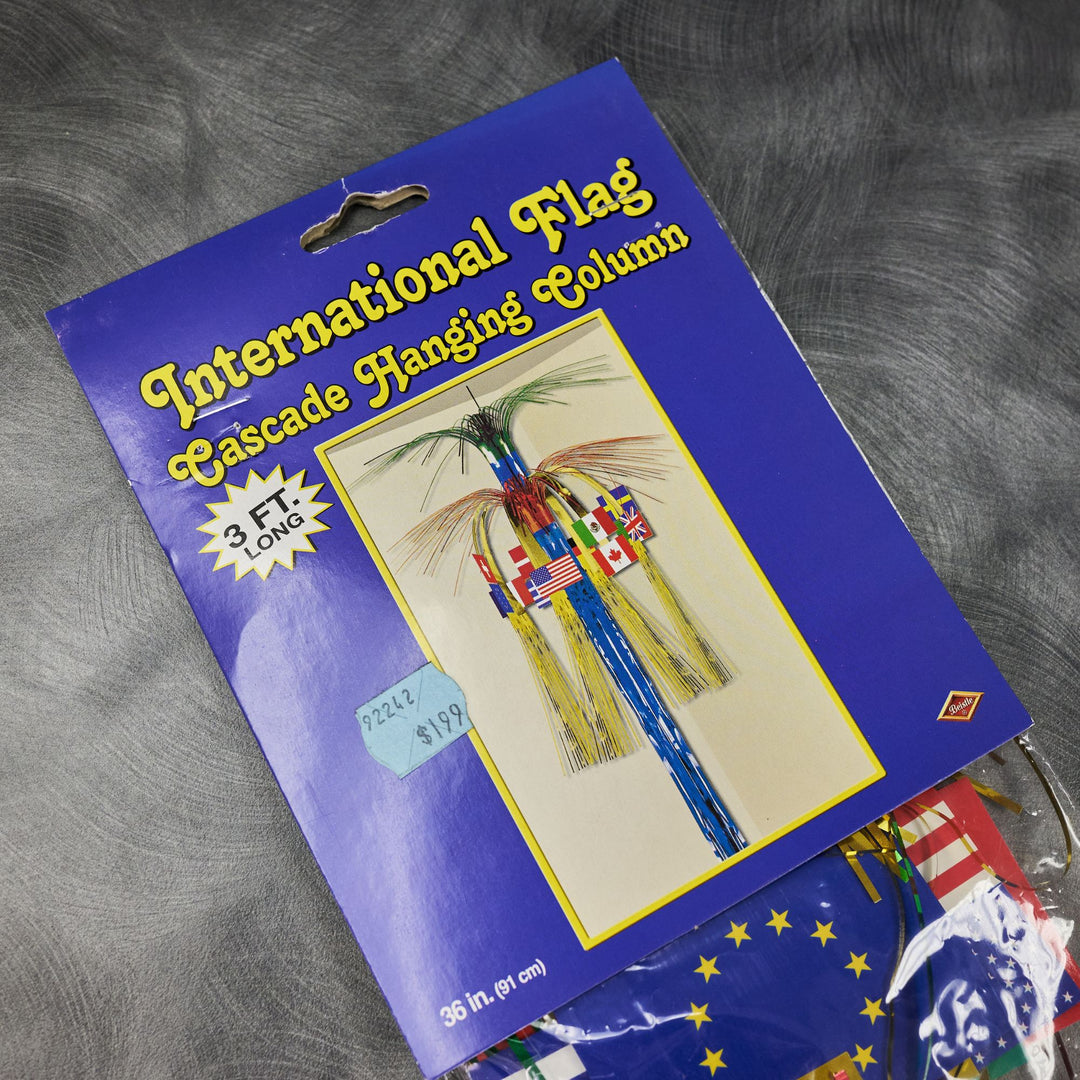 Beistle 57539 36" International Flag Cascade Column