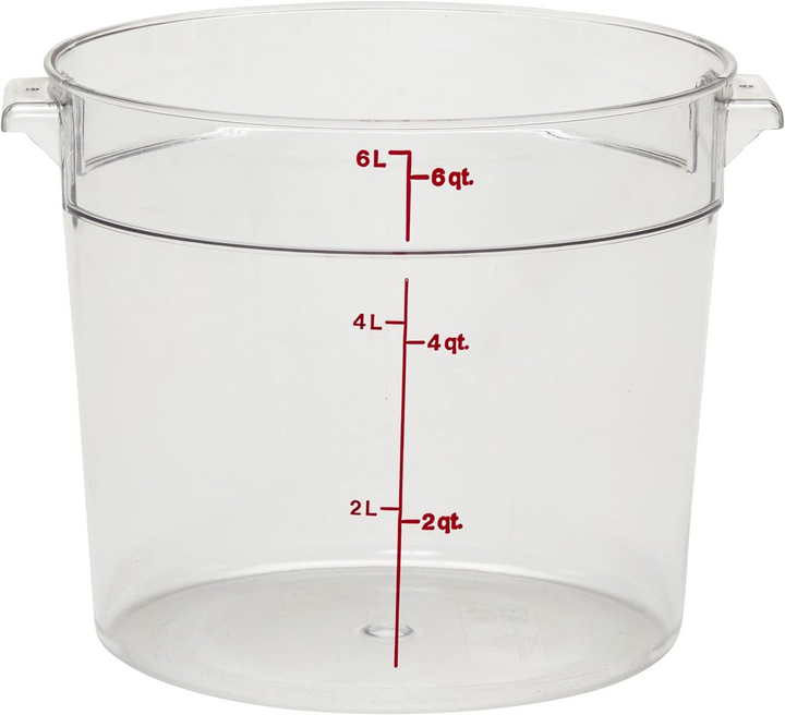 Cambro RFSCW6 6 Qt Round Container