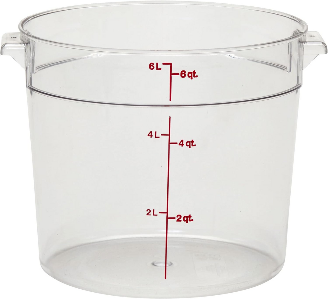 Cambro RFSCW6 6 Qt Round Container