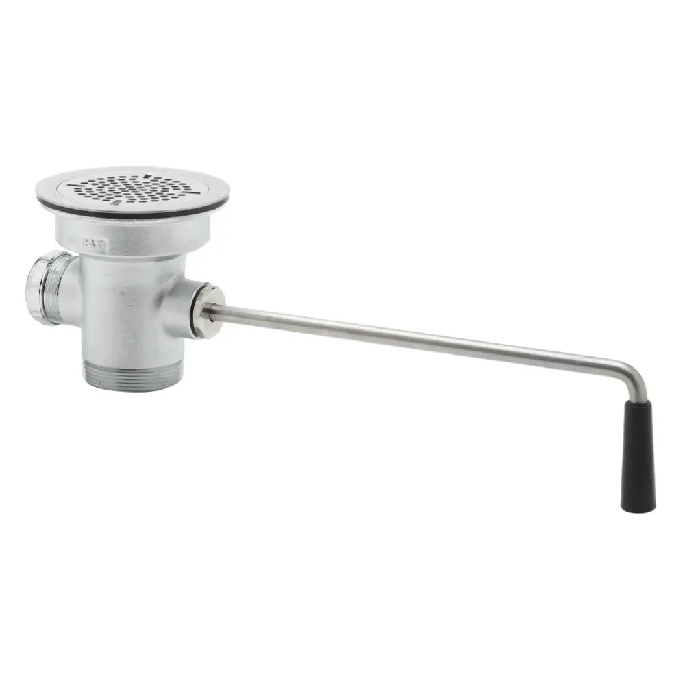 T&S Brass B-3952 3-1/2 Inch Twist Handle Waste Drain Valve
