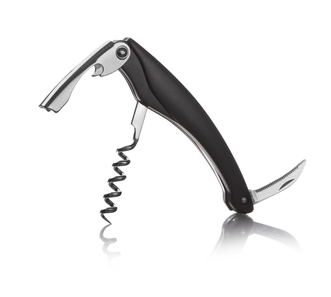 Vacu Vin 6851460 Waiter's Corkscrew Black