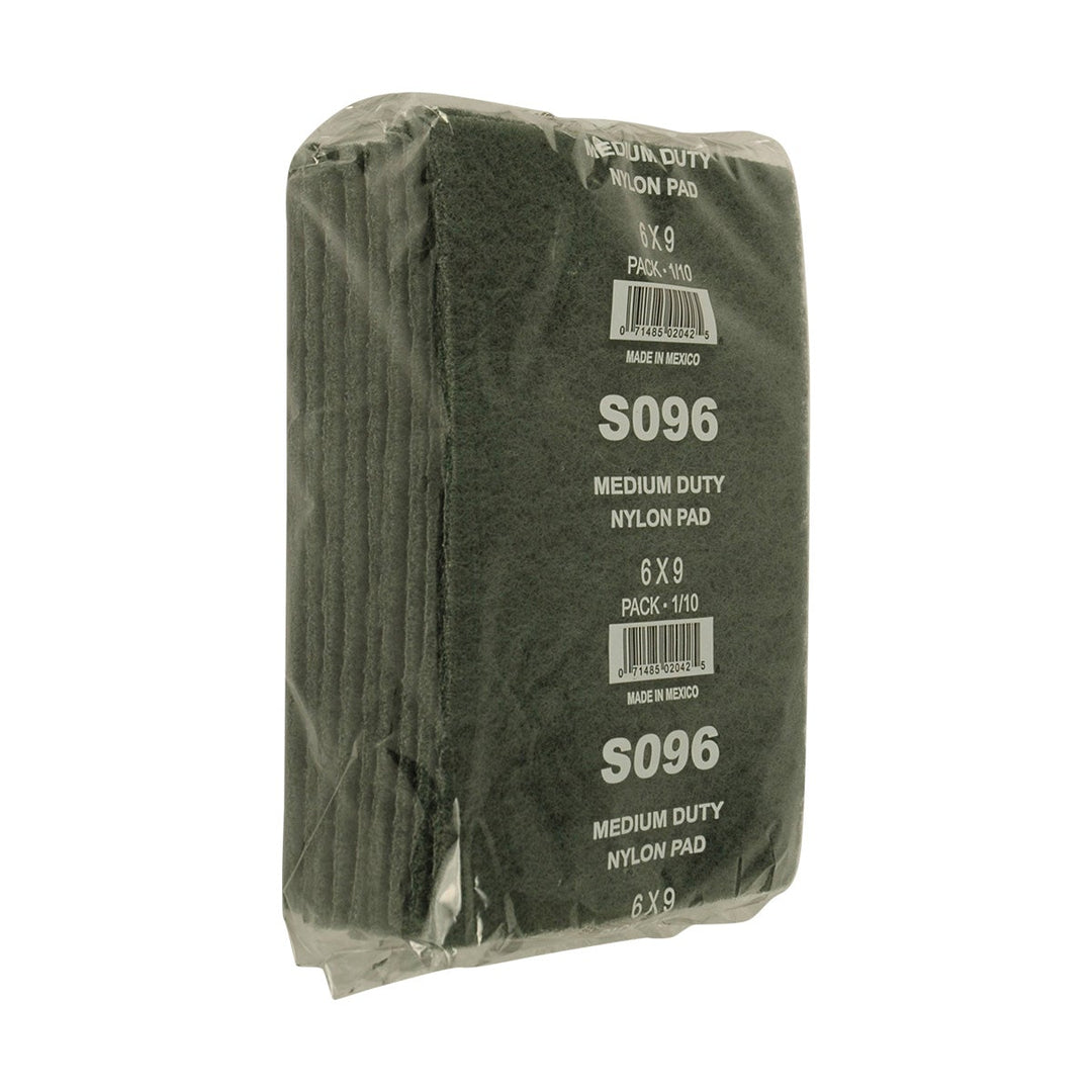 ACS SO96 6X9 Green Scouring Pad Medium Duty