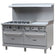 Adcraft BDGR-6024G/NG 60" Wide Gas Range/Griddle Combo