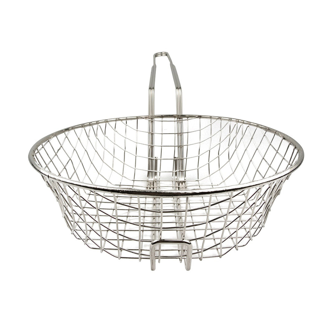 Adcraft 8" Culinary Metal Basket Coarse Mesh