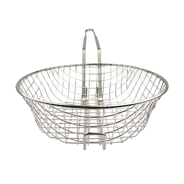 Adcraft 8" Culinary Metal Basket Coarse Mesh