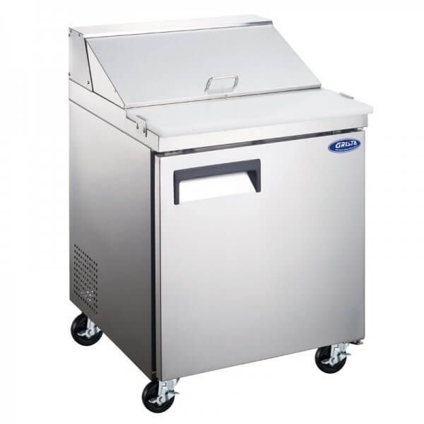 Adcraft GRSLM-1D Grista's 1 Door Mega Top Salad/Sandwich Prep Table