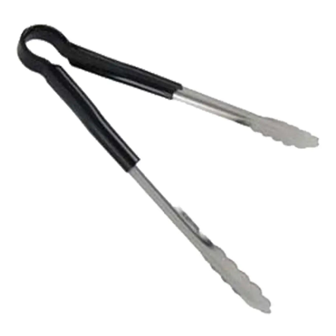Adcraft SEP-10-BK 10" Black Scalloped Tongs