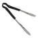Adcraft SEP-10-BK 10" Black Scalloped Tongs
