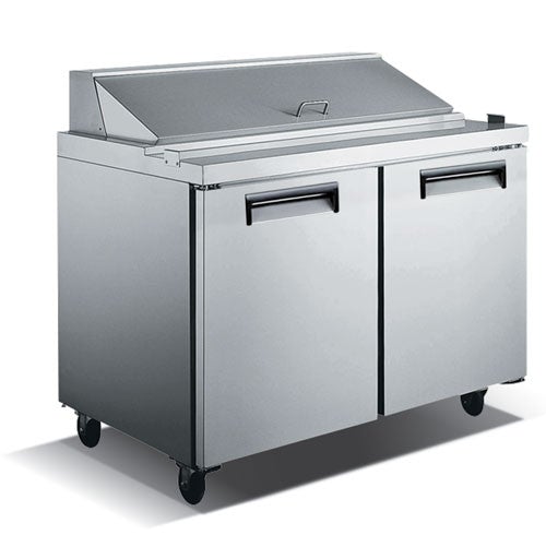 Adcraft USSL-2D/60 U-Star 2 Door 60" Wide Salad/Sandwich Prep Table