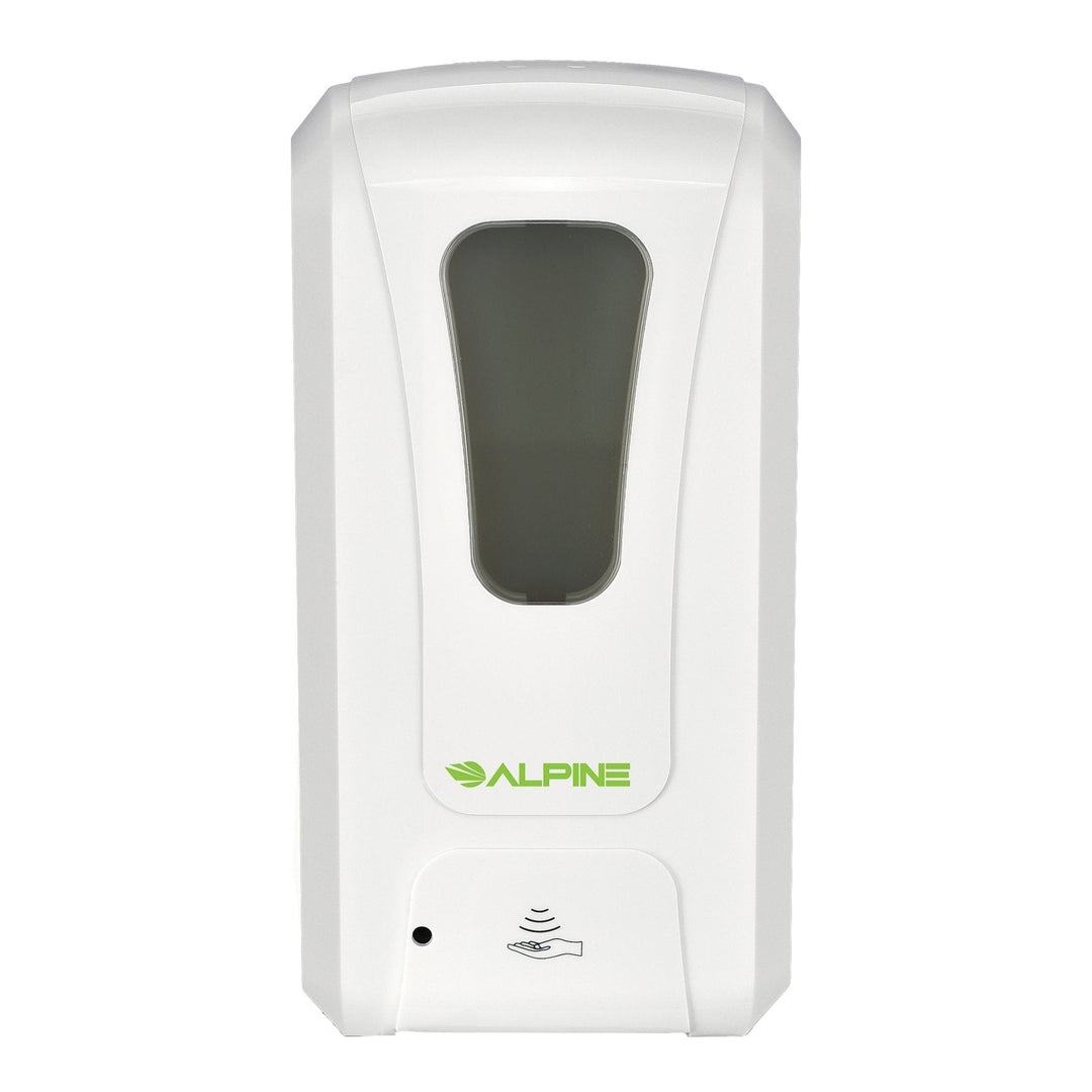 Alpine Industries 430-L Touch-Free Liquid Soap Dispenser White 1200mL