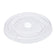 AmerCareRoyal CFL-9 CPLA Compostable Flat Lid for 9 oz Containers