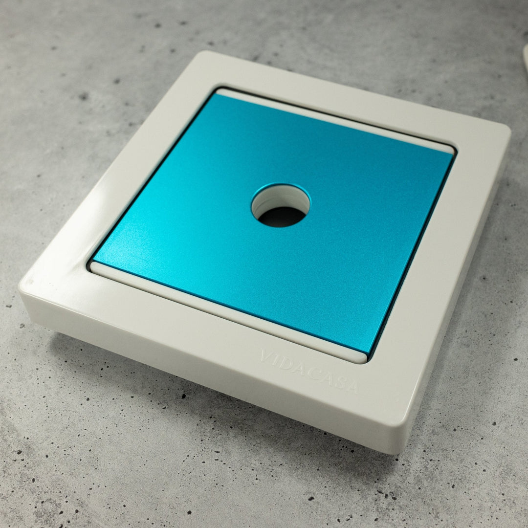 American Metalcraft C201S Small Square Tableware Set with Frame, Base Tray, Plate and One Cold Cell 8" x 2"