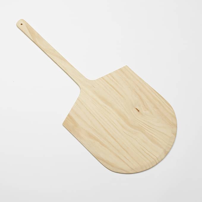 American Metalcraft E420 Economy Wood Peel 20" x 21"