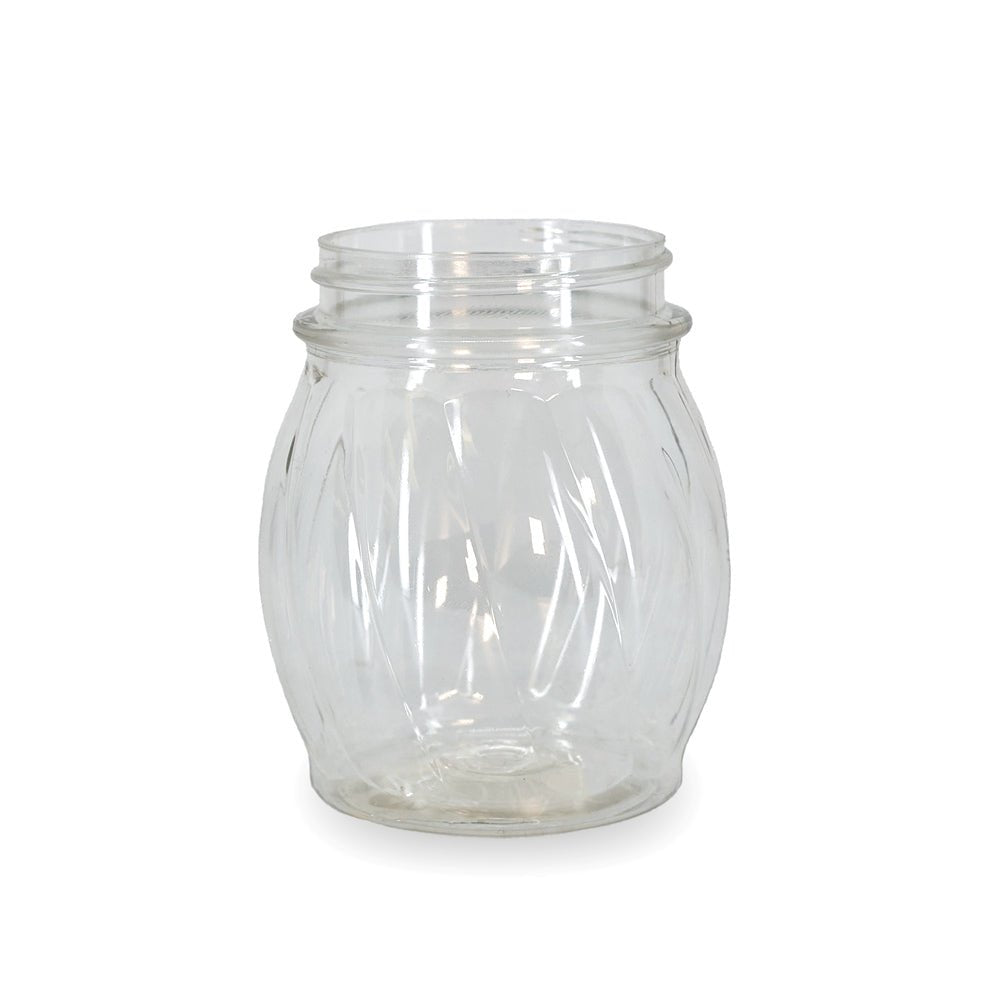 American Metalcraft LXBASE 6 oz Lexan Swirl Shaker Jar Base Only 24/Case