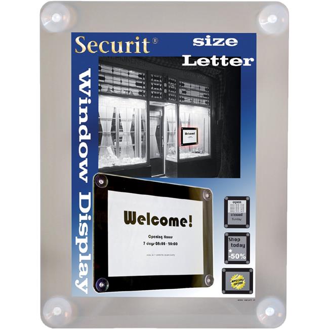American Metalcraft PFW-LS-GY Window Display for 1, 8.5" x 11"