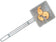 American Metalcraft SKS714 7" Square Skimmer Fine Mesh