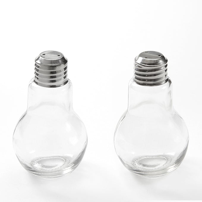 American Metalcraft SPLB7 Light Bulb Salt and Pepper Shaker Set, 4 oz