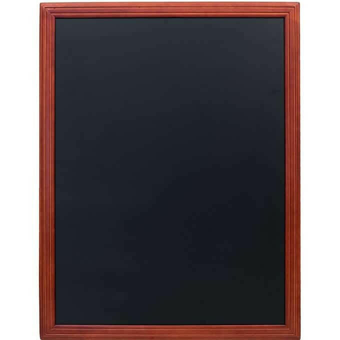 American Metalcraft WBUM70 Universal Mahogany Chalk Board 26.25" x 34.125" American Metalcraft