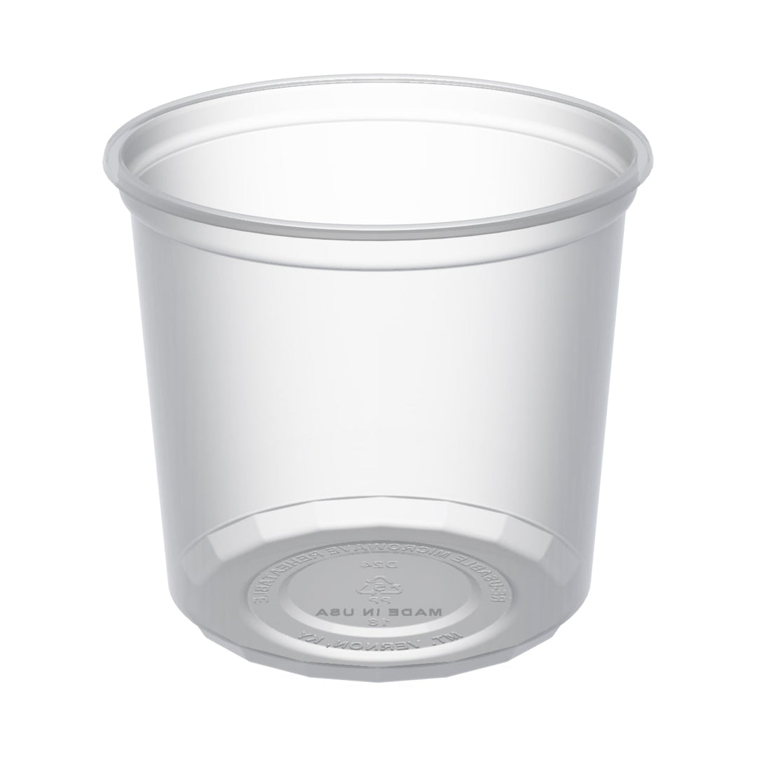 Anchor Packaging Microlite D24CR 24 Oz Clear Microwavable Deli Cup 500/Case