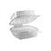 Anchor Packaging CB6611C 6 x 6 Hinged Square Clear Container 420/Case