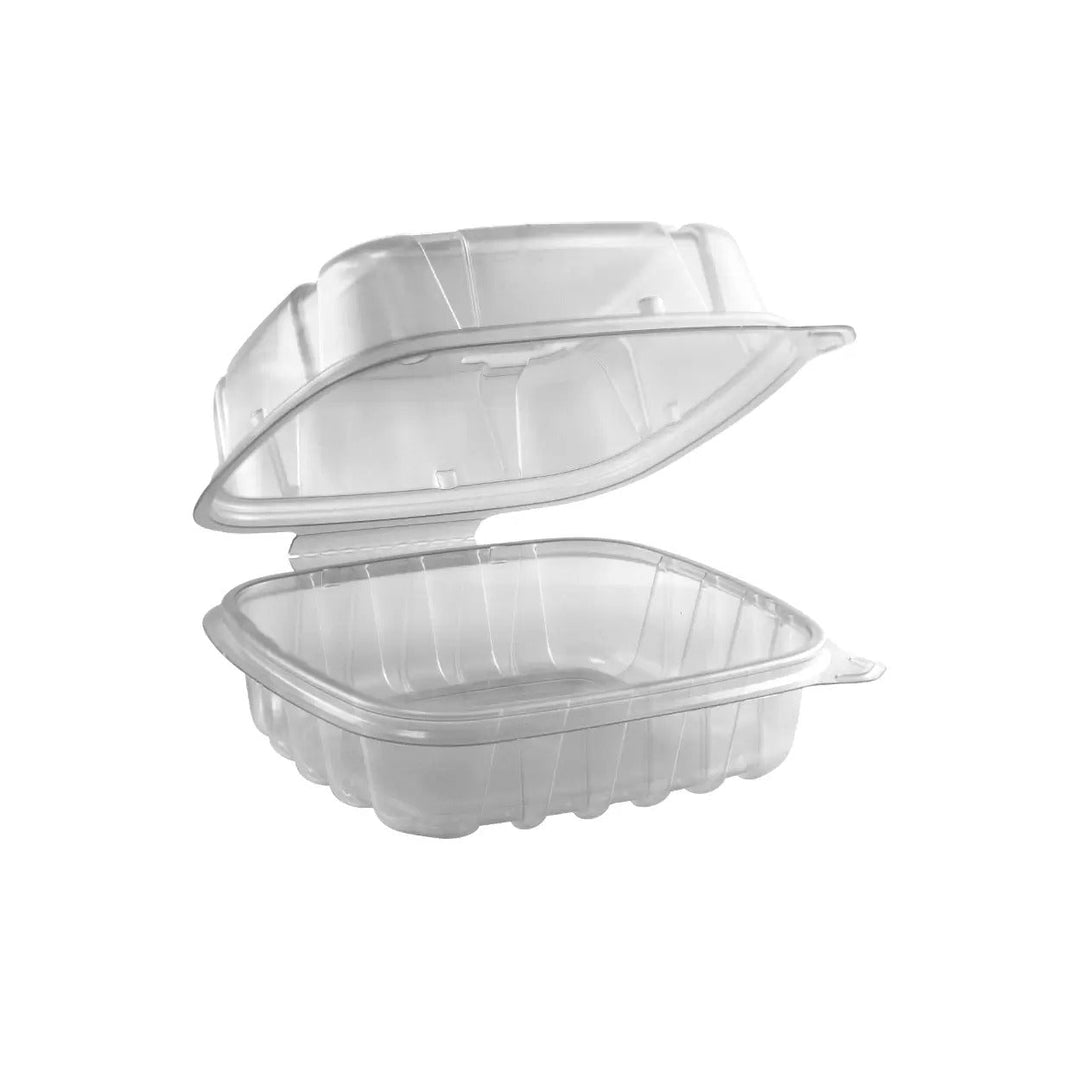 Anchor Packaging CB6611C 6 x 6 Hinged Square Clear Container 420/Case