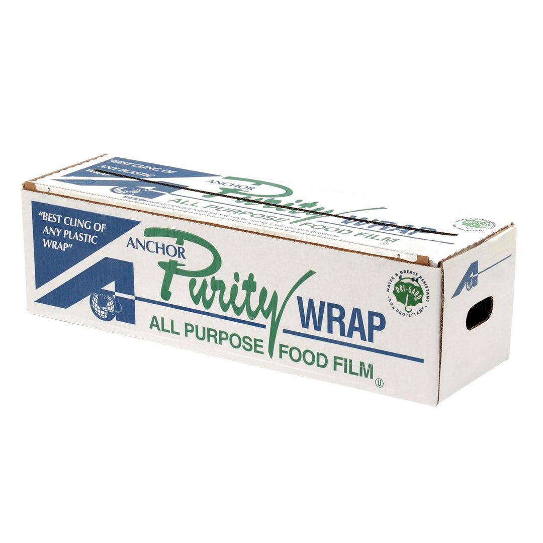 Anchor Packaging PurityWrap 18" X 2000' Film Roll with Metal Blade Cutter Box