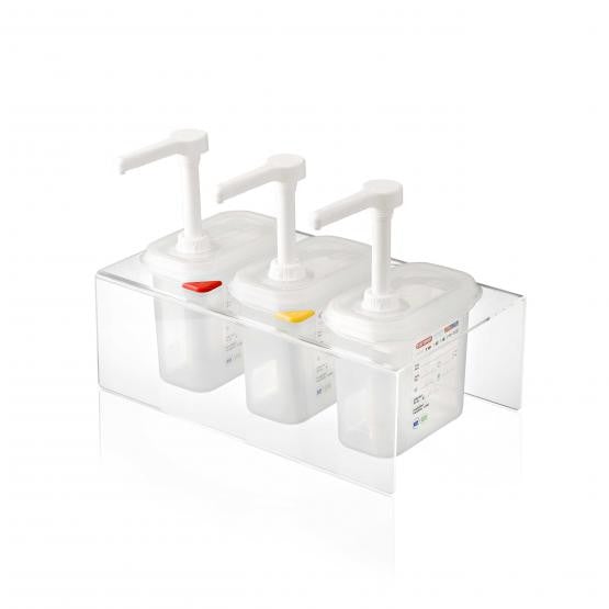 Araven 01363 1/9 Size 1.5 Qt Dispenser, Set of 3