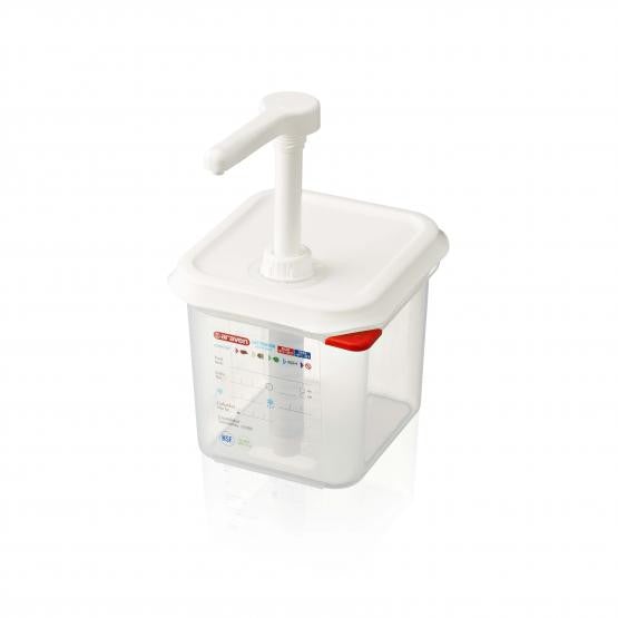 Araven 01367 2.7 Qt Dispenser 6-7/8"x6-3/8"x7-3/4"