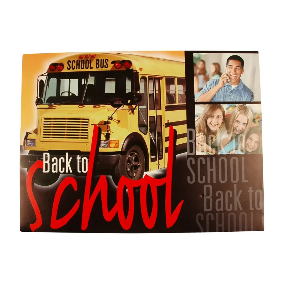 Back To School 8.5x11.75 Paper Placemats "Bus" 100/Pack